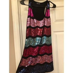 Wet Seal Sequin Tank Dress